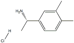 (S)-1-(3,4-DiMethylphenyl)ethanaMine hydrochloride Structure
