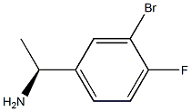 (알파S)-3-브로모-4-플루오로-알파-메틸벤젠메타나민 구조식 이미지
