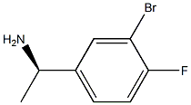 (1R)-1-(3-BROMO-4-FLUOROPHENYL)ETHANAMINE 구조식 이미지