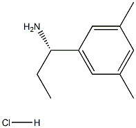 (S)-1-(3,5-DiMethylphenyl)propan-1-aMine hydrochloride Structure