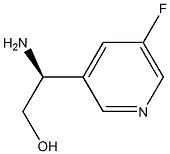 (2S)-2-AMINO-2-(5-FLUORO(3-PYRIDYL))ETHAN-1-OL Structure
