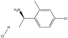 (R)-1-(4-Chloro-2-Methylphenyl)ethanaMine hydrochloride Structure