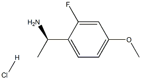 (R)-1-(2-Fluoro-4-Methoxyphenyl)ethanaMine hydrochloride Structure