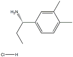 (S)-1-(3,4-DiMethylphenyl)propan-1-aMine hydrochloride 구조식 이미지