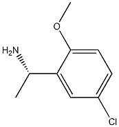 (S)-1-(5-chloro-2-Methoxyphenyl)ethanaMine Structure