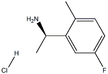 (R)-1-(5-Fluoro-2-Methylphenyl)ethanaMine hydrochloride 구조식 이미지