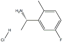 (S)-1-(5-Fluoro-2-Methylphenyl)ethanaMine hydrochloride Structure