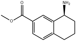 (S)-METHYL 8-AMINO-5,6,7,8-TETRAHYDRONAPHTHALENE-2-CARBOXYLATE Structure