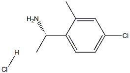 (S)-1-(4-Chloro-2-Methylphenyl)ethanaMine hydrochloride Structure