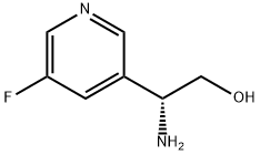 (2R)-2-AMINO-2-(5-FLUORO(3-PYRIDYL))ETHAN-1-OL Structure