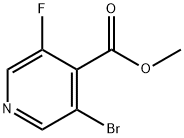 메틸3-broMo-5-플루오로이소니코티네이트 구조식 이미지