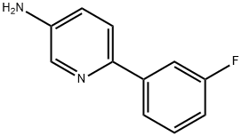 6-(3-Fluorophenyl)pyridin-3-aMine Structure