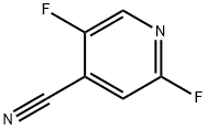 2,5-Difluoropyridine-4-carbonitrile Structure