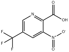 3-Nitro-5-(trifluoroMethyl)picolinic acid Structure