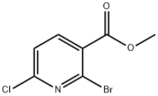 Methyl 2-broMo-6-chloronicotinate Structure