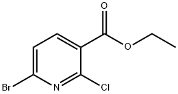 Ethyl 6-broMo-2-chloronicotinate Structure