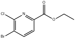 Ethyl 5-broMo-6-chloropicolinate Structure
