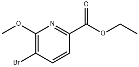 Ethyl 5-broMo-6-Methoxypicolinate Structure