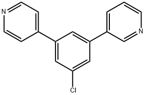 Pyridine,3-3-[3-chloro-5-(4-pyridinyl)phenyl Structure