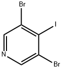 3,5-디브로모-4-요오도피리딘 구조식 이미지