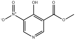Methyl 4-hydroxy-5-nitronicotinate 구조식 이미지