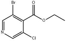 에틸3-broMo-5-클로로이소니코티네이트 구조식 이미지