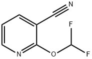 2-(difluoroMethoxy)nicotinonitrile Structure