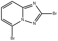 2,5-디브로모-[1,2,4]트리아졸로[1,5-a]피리딘 구조식 이미지