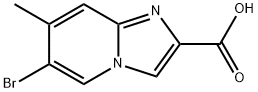 6-BroMo-7-MethyliMidazo[1,2-a]pyridine-2-carboxylic acid 구조식 이미지