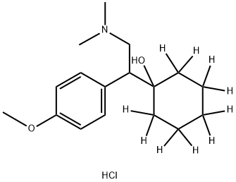D,L-Venlafaxine-d10 Hydrochloride Structure