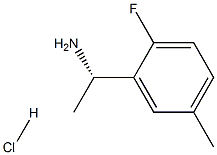 (S)-1-(2-플루오로-5-메틸페닐)에탄민염산염 구조식 이미지