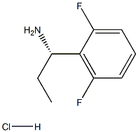 (S)-1-(2,6-Difluorophenyl)propan-1-aMine hydrochloride Structure