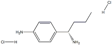 (S)-4-(1-아미노부틸)아닐린이염산염 구조식 이미지