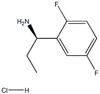 (R)-1-(2,5-Difluorophenyl)propan-1-aMine hydrochloride Structure