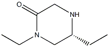 (R)-1,5-DIETHYLPIPERAZIN-2-ONE 구조식 이미지
