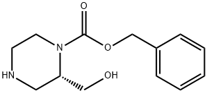 (S)-Benzyl 2-(hydroxyMethyl)piperazine-1-carboxylate Structure