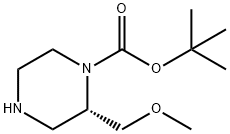 (S)-1-N-BOC-2-METHOXYMETHYLPIPERAZINE Structure