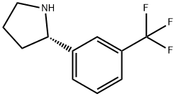 (2S)-2-[3-(TRIFLUOROMETHYL)PHENYL]PYRROLIDINE Structure