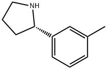 (2S)-2-(3-METHYLPHENYL)PYRROLIDINE Structure