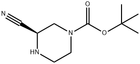 R-4-N-Boc-2-cyanopiperidine Structure