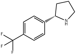 (2S)-2-[4-(TRIFLUOROMETHYL)PHENYL]PYRROLIDINE Structure