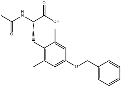 2-acetaMido-3-(4-(benzyloxy)-2,6-diMethylphenyl)propanoic acid Structure