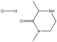 1,3-DIMETHYLPIPERAZIN-2-ONE HYDROCHLORIDE Structure