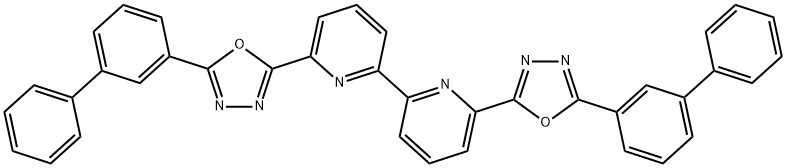 BP-OXD-Bpy , 6,6'-Bis[5-(biphenyl-4-yl)-1,3,4-oxadiazo-2-yl]2 Structure