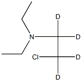 2-Chloro-N,N-diethylethyl-d4-aMine Structure