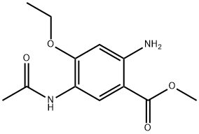 Methyl 5-acetaMido-2-aMino-4-ethoxybenzoate 구조식 이미지