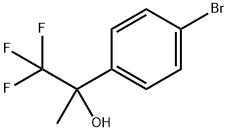 2-(4-broMophenyl)-1,1,1-trifluoropropan-2-ol Structure