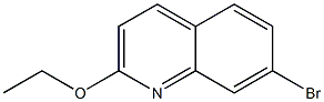 7-BroMo-2-ethoxyquinoline 구조식 이미지
