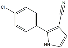 2-(4-Chlorophenyl)-1H-pyrrole-3-carbonitrile Structure