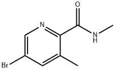 5-BroMo-N,3-diMethylpicolinaMide Structure